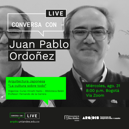 Conversa con Juan Pablo Ordoñez