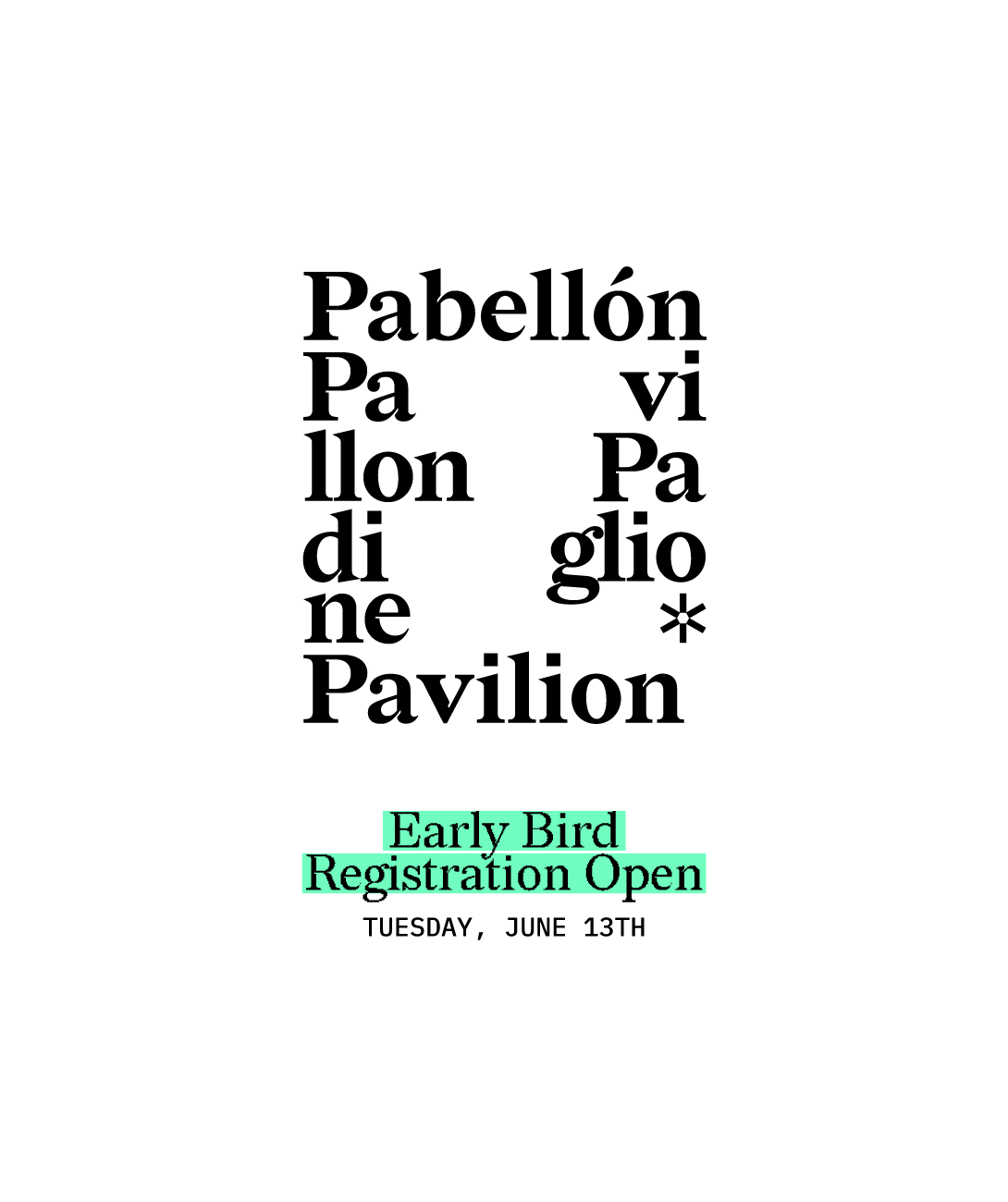 Pabellón ARQDIS 2023 Registration Open